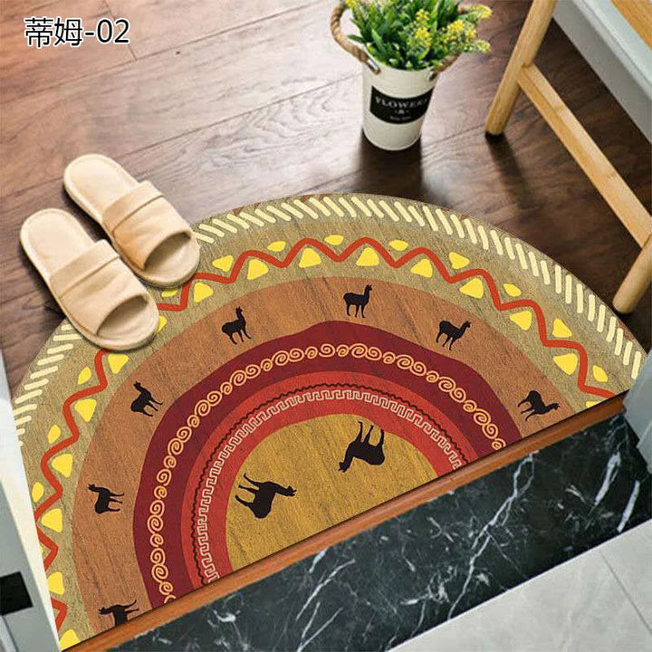 Kalsten | Bohemian non-slip semicircular doormat