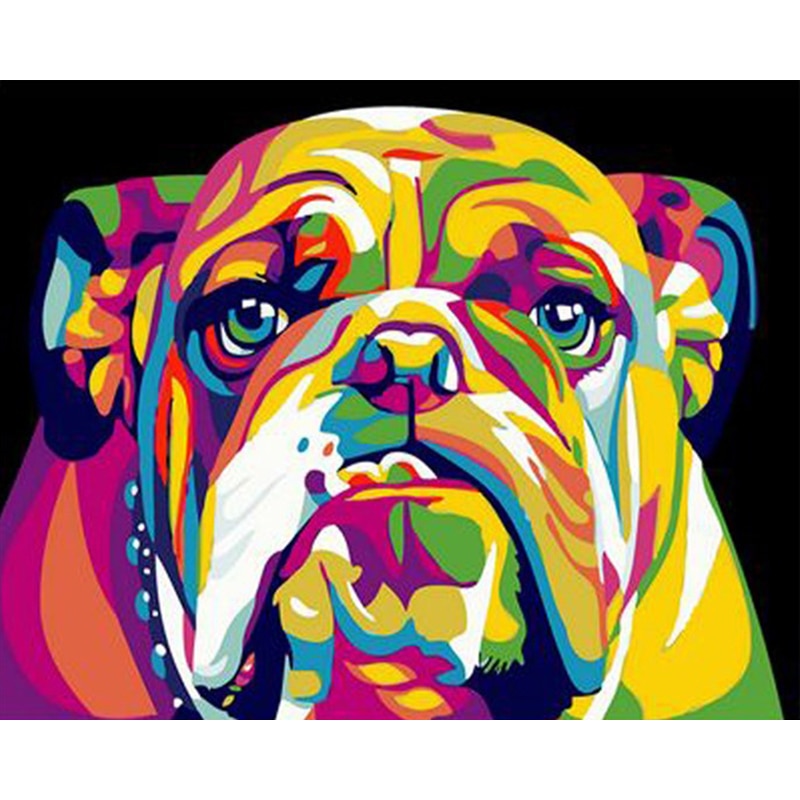 Animal portrait (Painting by numbers) Kalsten