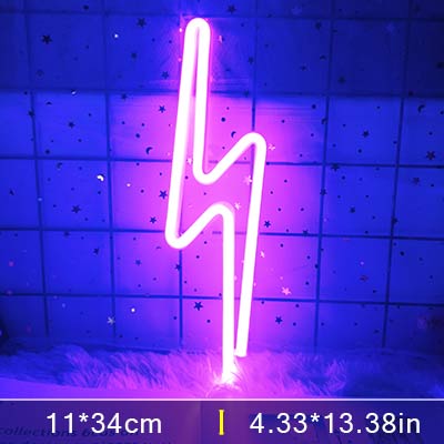 Led Lightning Neon Sign Wall Decor | Kalsten
