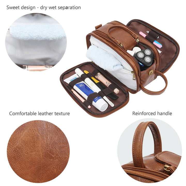 Mermaid Dream Waterproof Leather Travel Makeup Storage Bag | Kalsten