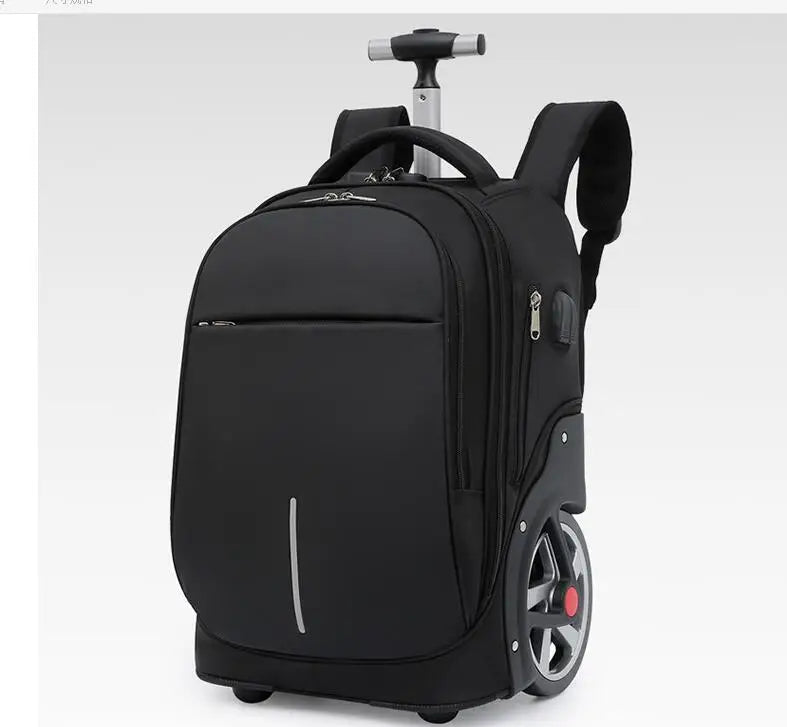 Wheeled Multi-Purpose Mobile Rolling Travel Backpack | Kalsten