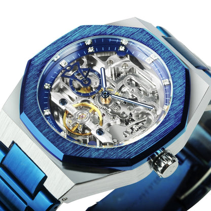 Karnz | Royale Skeleton Mechanical Men's Watch