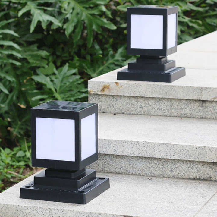 Skanto | Square Solar LED Garden Lamp – Decorative Outdoor Lighting for Paths and Patios