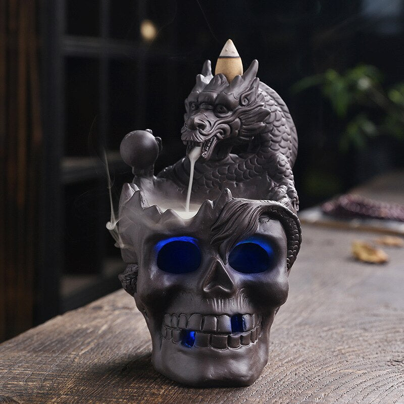 Dragon Skull LED Incense Burner | Kalsten