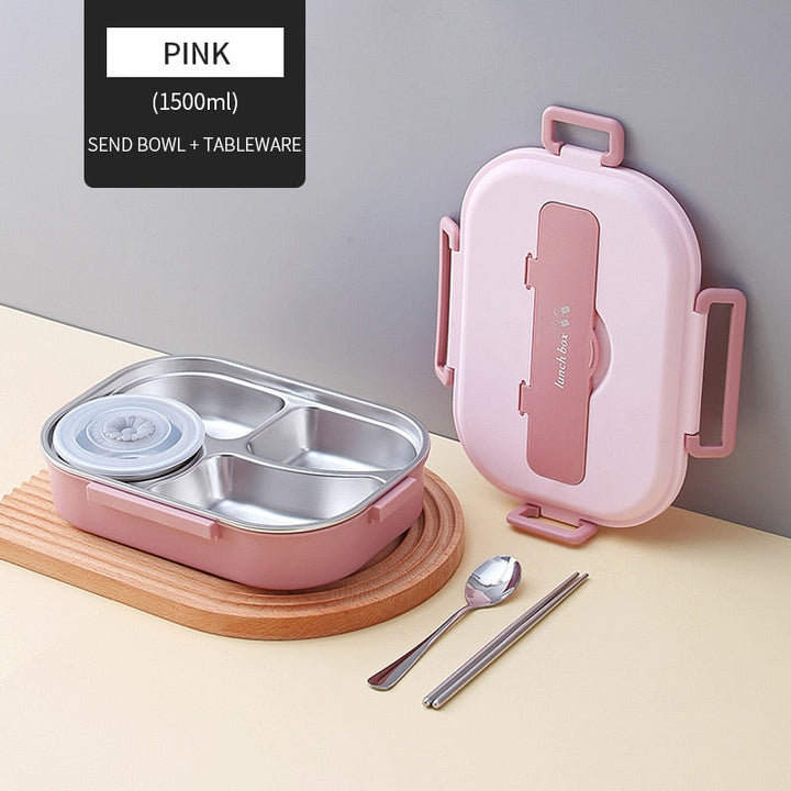Kalsten | Stainless Steel Multi Compartment Kids Lunch Box