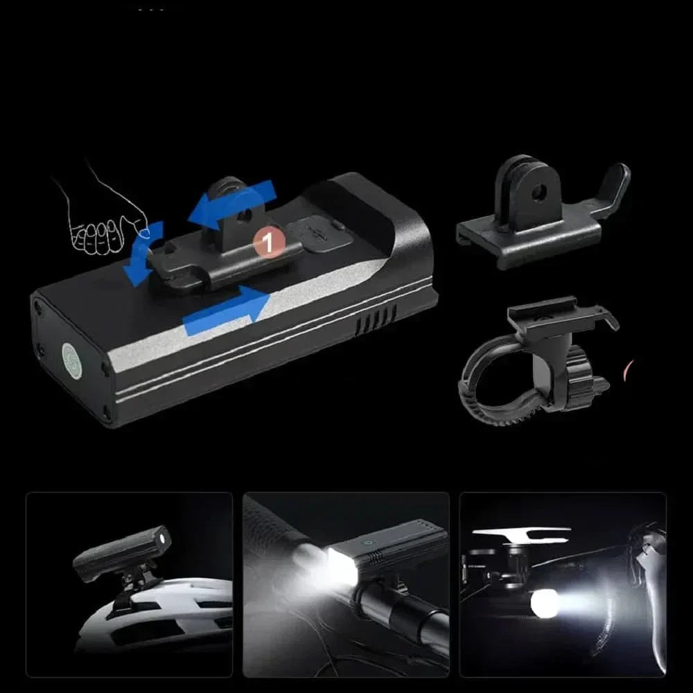 Kalsten | 5000 Lumen USB Rechargeable Bike Light with Mounts
