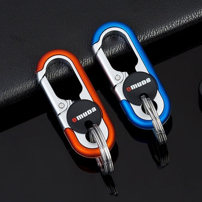 Karnz | Steel Secure Double Ring Hook Keychain