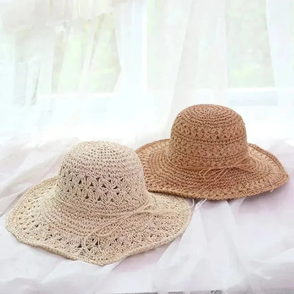 Women's Sun Hat – Lightweight Retro Straw Hat for the Beach | Ideal for Summer and Holidays