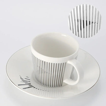 BowLift | Creative dynamic SLR cup Leopard anamorphic zebra cup Luycho coffee tea cup set with coaster 90ml-225ml