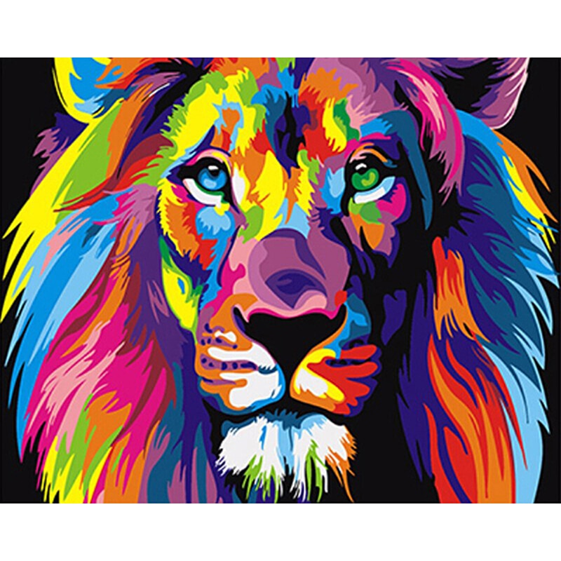 Animal portrait (Painting by numbers) Kalsten