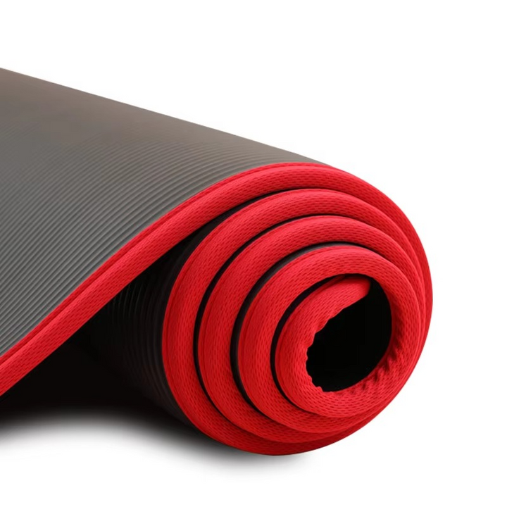 Kalsten | Extra Thick 0.39inch Non-Slip Exercise and Yoga Mat with Carry Band