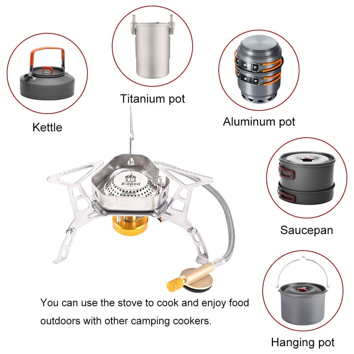 Windproof Outdoor Camping Gas Stove | Kalsten