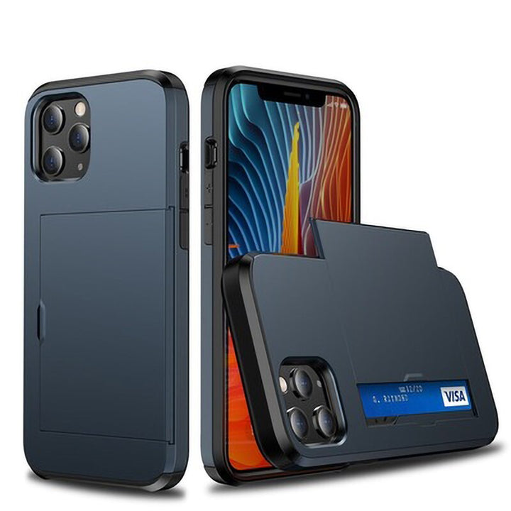 Kalsten | Business Armor Slide Wallet iPhone Case