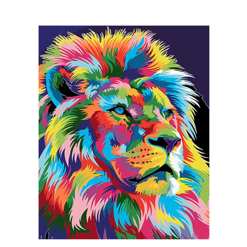Animal portrait (Painting by numbers) Kalsten