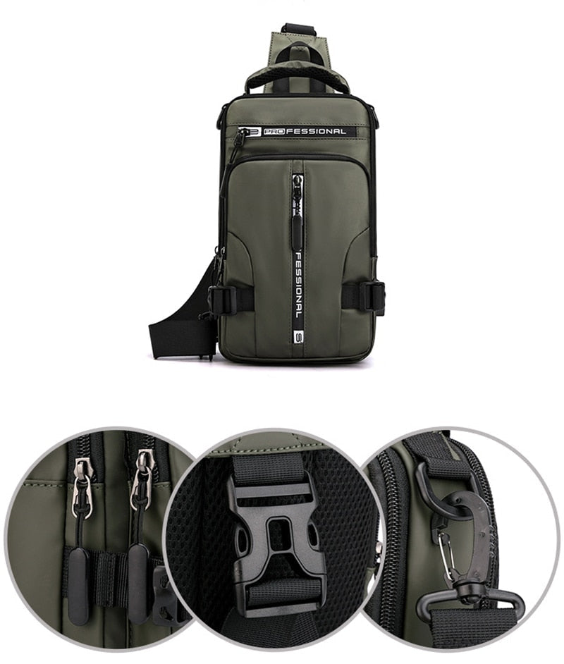 CityTrek Bag - Stylish Waterproof Oxford Crossbody Kalsten