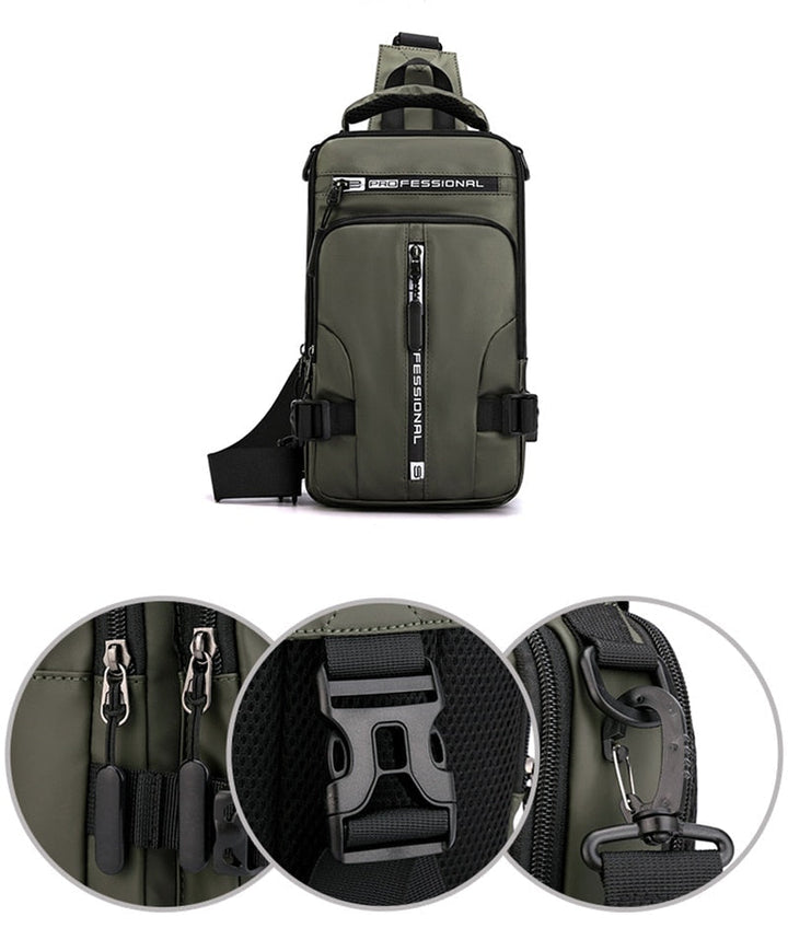 CityTrek Bag - Stylish Waterproof Oxford Crossbody Kalsten