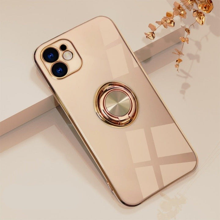 Kalsten | iPhone Case with Metal Stand Ring