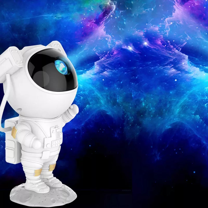 Astronaut Night Light Projector – LED Starry Sky Projector for Children's Room, Soothing Night Light with Galaxy and Space Projection, Dimmable and Adjustable | Kalsten