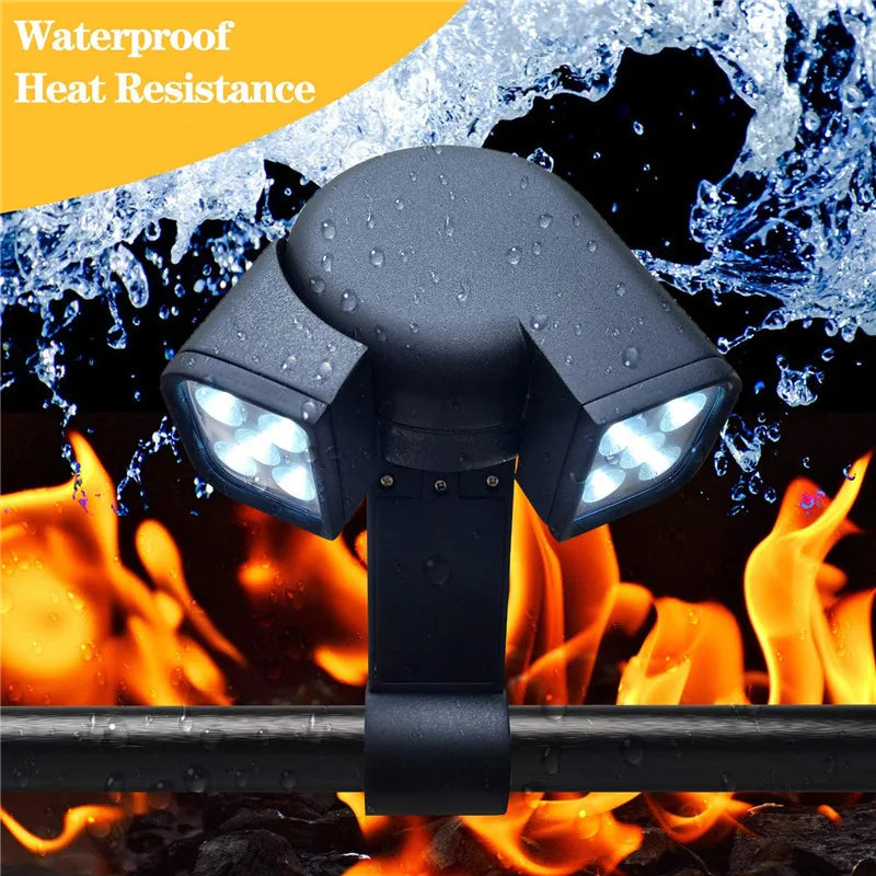 BowLift | GrillLume LED Grill lamp | 360° Rotatable | Heat Resistant & Super Bright | For BBQ & Outdoor