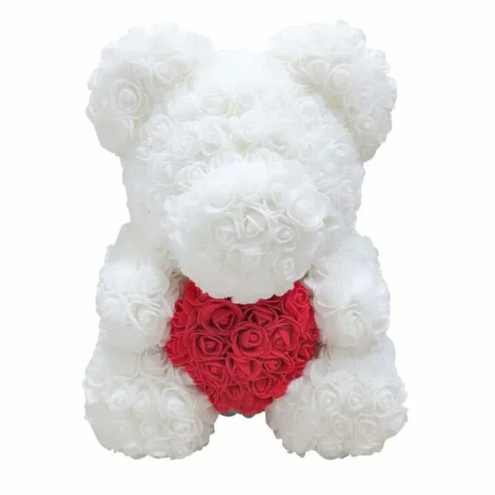 Kalsten | Rose Teddy Bear with Handmade Foam Roses – 40cm