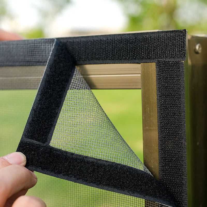 Adjustable invisible washable window net against mosquitoes | Brehn