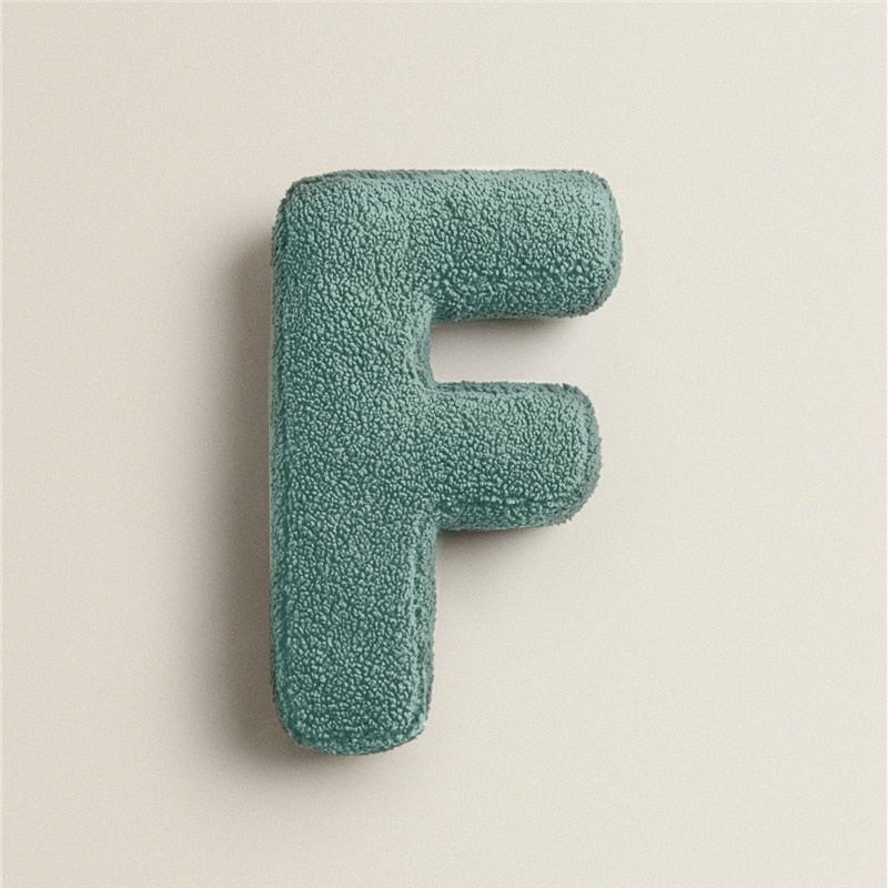 Kalsten | PlushLetter Pillow - Soft Letter Pillow for Bedroom and Children's Room