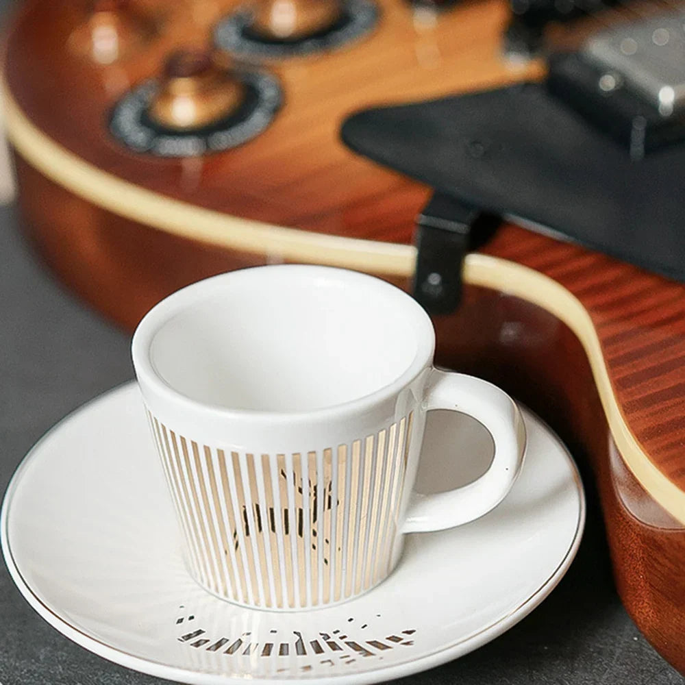 BowLift | Creative dynamic SLR cup Leopard anamorphic zebra cup Luycho coffee tea cup set with coaster 90ml-225ml