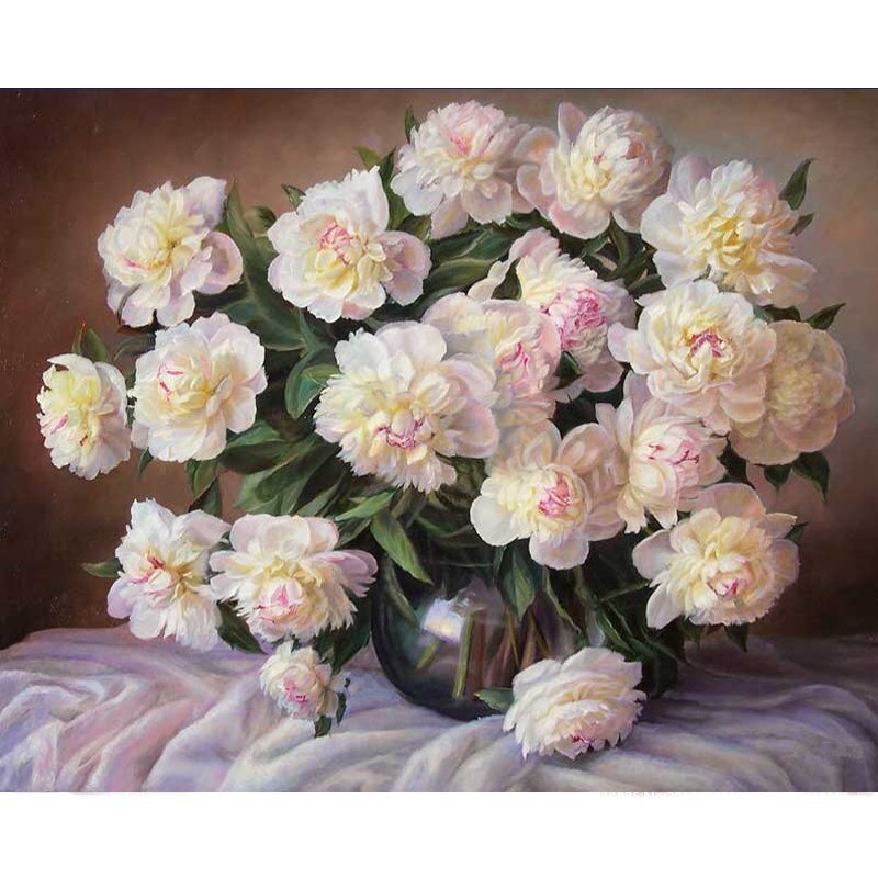 Flower portrait (Paint by number) Kalsten