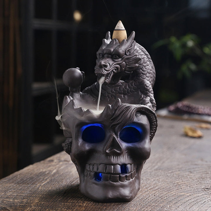 Dragon Skull LED Incense Burner | Kalsten