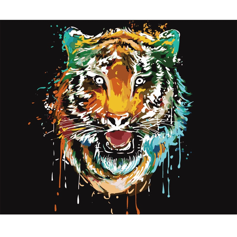 Animal portrait (Painting by numbers) Kalsten