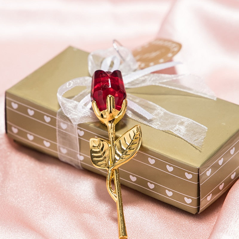 Kalsten | Luxury Crystal Rose in Gift Box – Valentine's Gift for Her