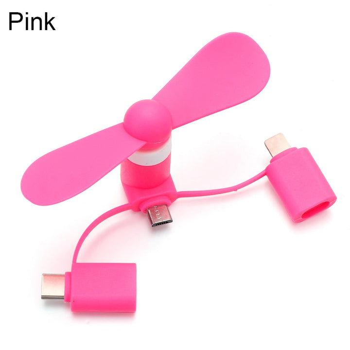 Portable Mini Phone USB Fan - Image 1