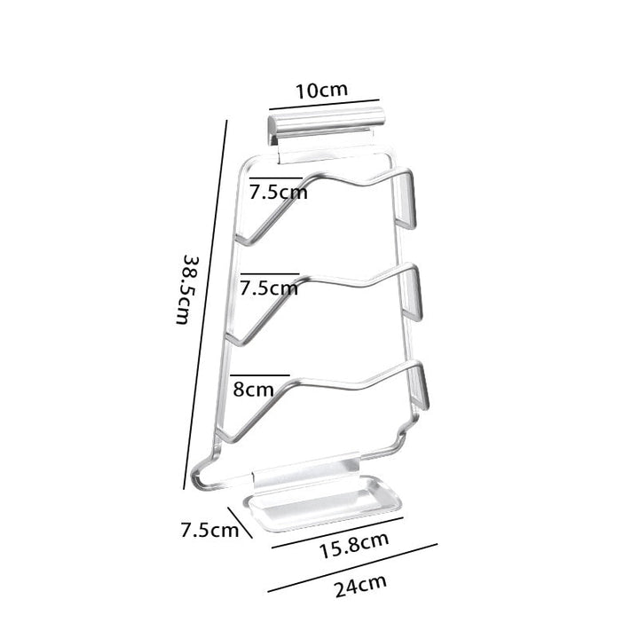 Kalsten | Wall-Mounted Extreme Pot Lid Holder Rack