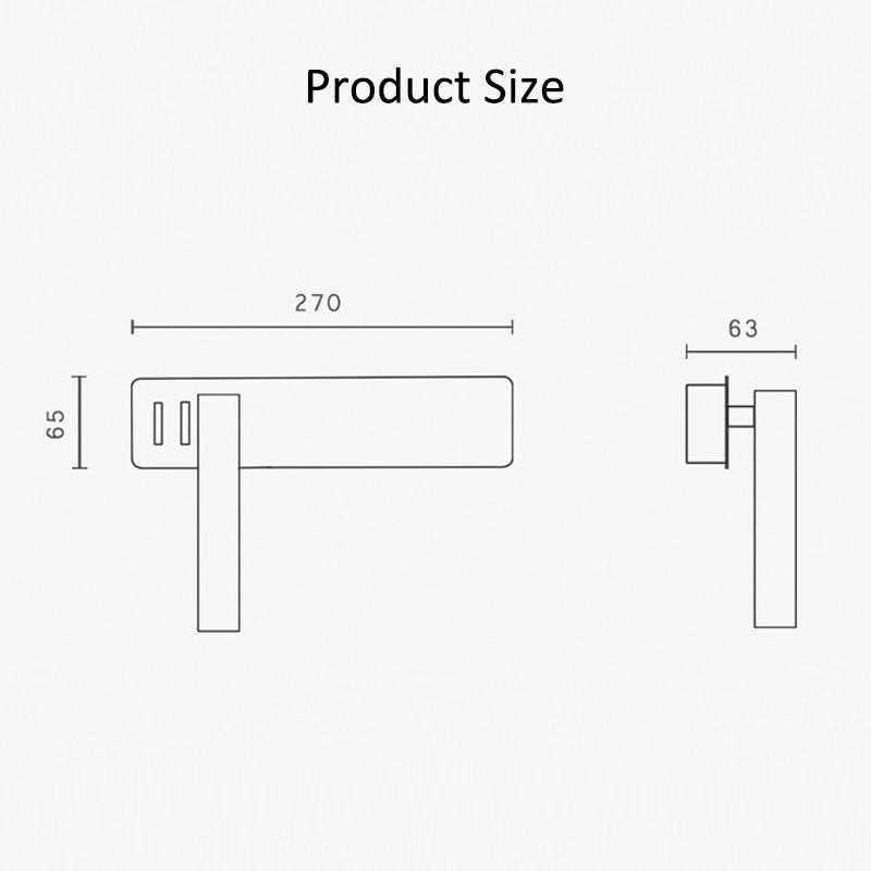 Adjustable LED Wall Lamp for Bedroom