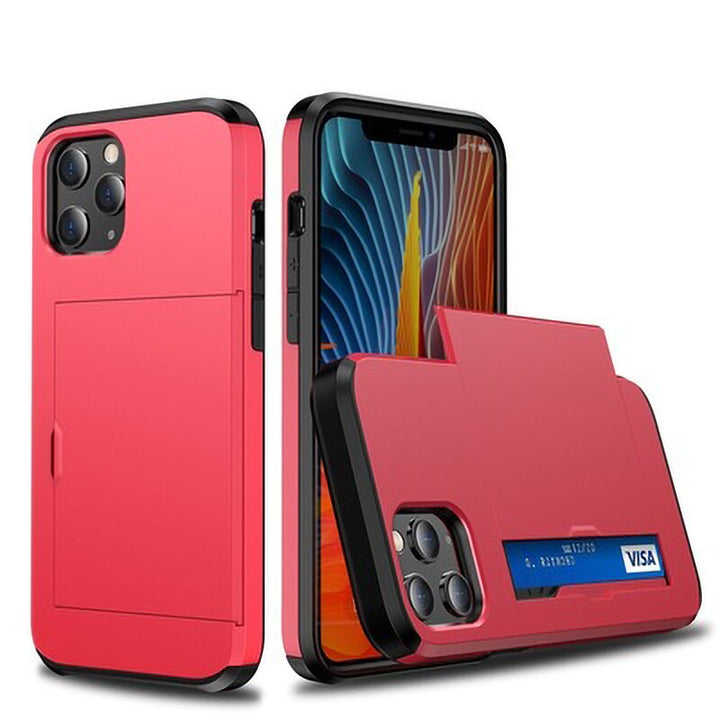 Kalsten | Business Armor Slide Wallet iPhone Case