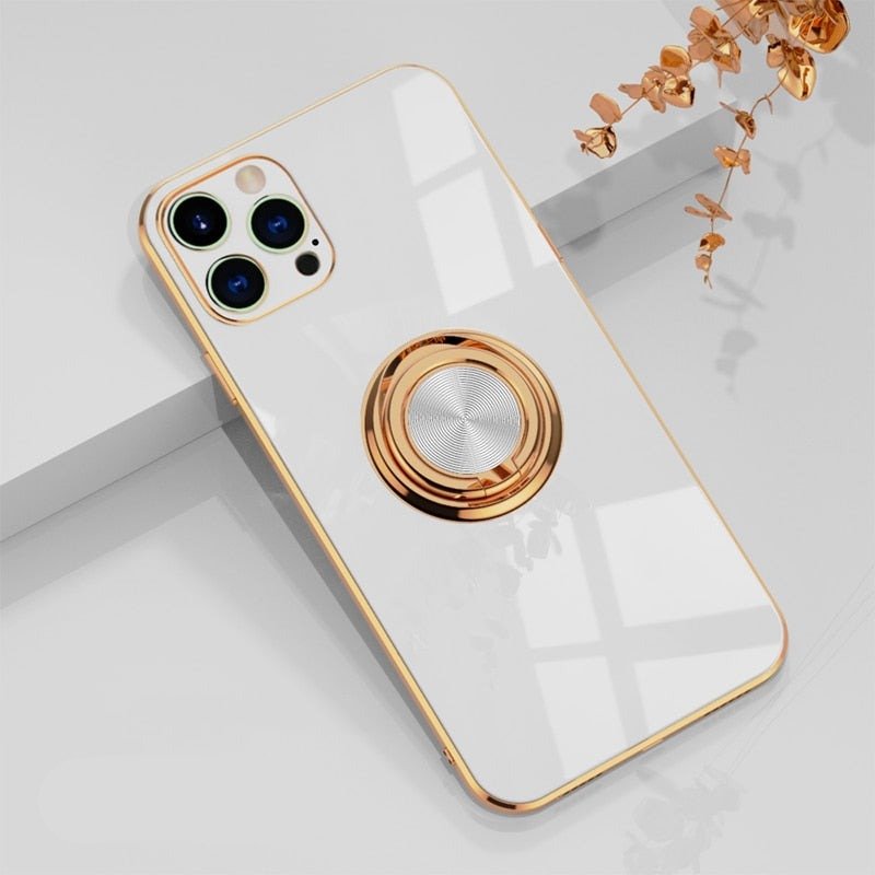 Kalsten | iPhone Case with Metal Stand Ring
