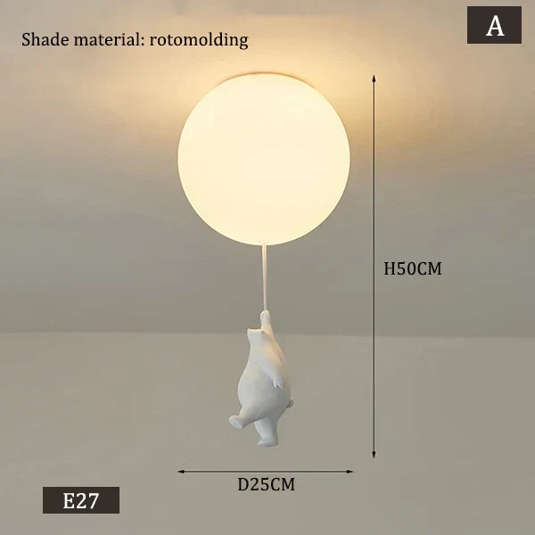 Kalsten | Hanging Bears Balloons Lamp