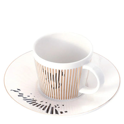 BowLift | Creative dynamic SLR cup Leopard anamorphic zebra cup Luycho coffee tea cup set with coaster 90ml-225ml