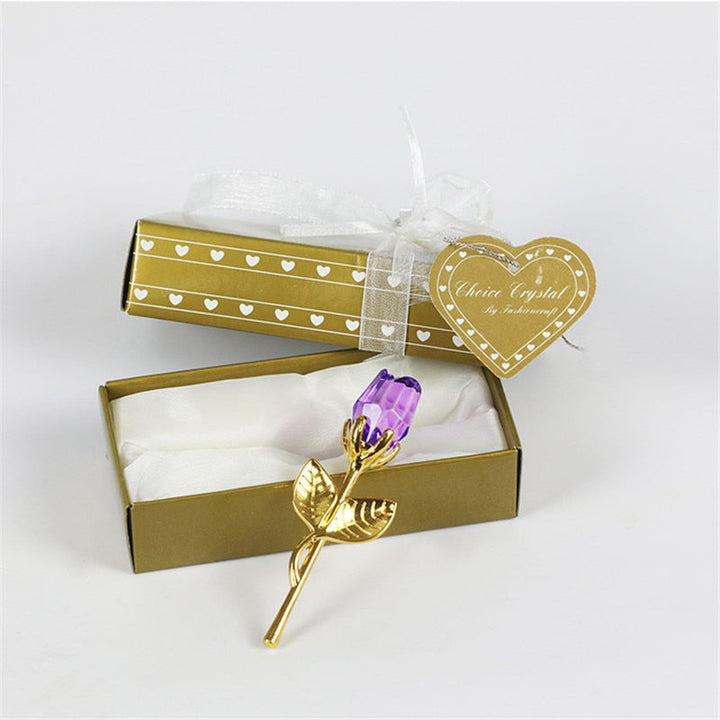 Kalsten | Luxury Crystal Rose in Gift Box – Valentine's Gift for Her