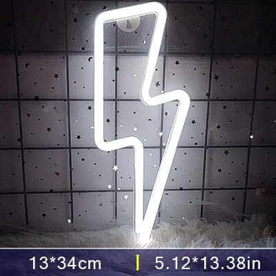 Led Lightning Neon Sign Wall Decor | Kalsten