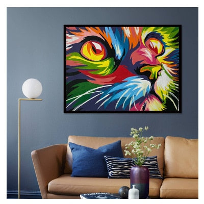 Animal portrait (Painting by numbers) Kalsten