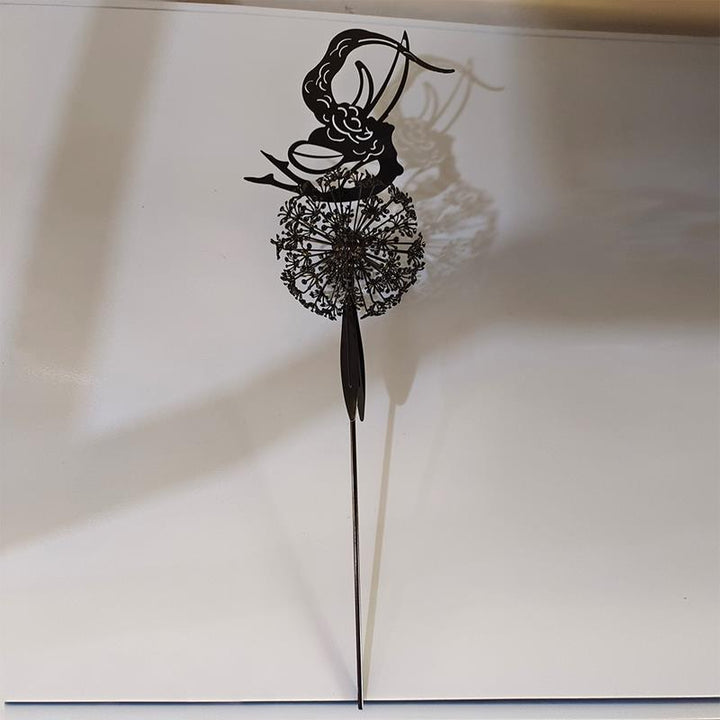 Kalsten | Fairies and Dandelions Dancing Together Sculpture for Outdoor Garden