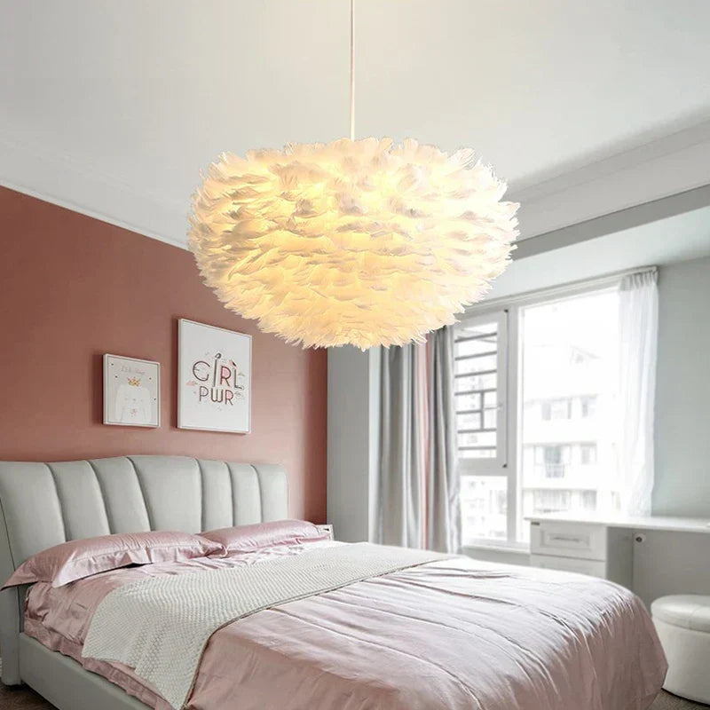 Cloud Like Realistic Feather Chandelier | Kalsten