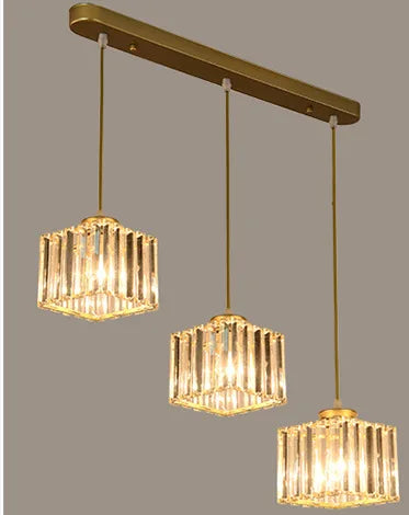 Modern Crystal LED Hanging Light Chandelier Lighting for Dining Room Stairs Luxury Nordic Chandelier Lamp Bedroom Kitchen | Kalsten