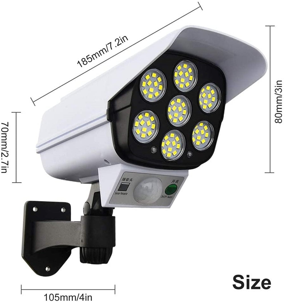 Solar Motion Sensor Dummy Security Camera Light | Kalsten