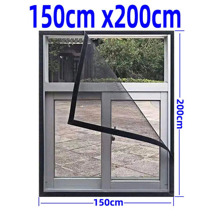 Adjustable invisible washable window net against mosquitoes | Brehn