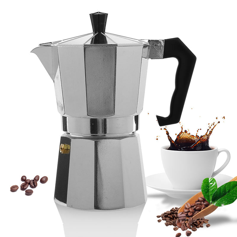 Brehn | Classic Italian stovetop espresso makers - 12 cups Moka pot