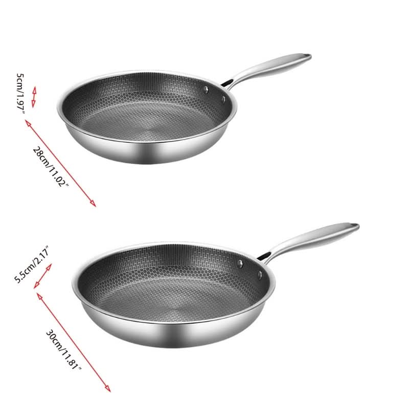 Kalsten | PanPro 30cm Stainless Steel Non-Stick Frying Pan