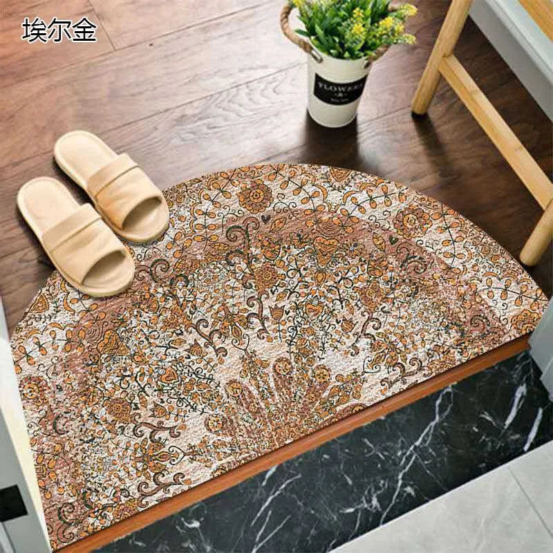 Kalsten | Bohemian non-slip semicircular doormat