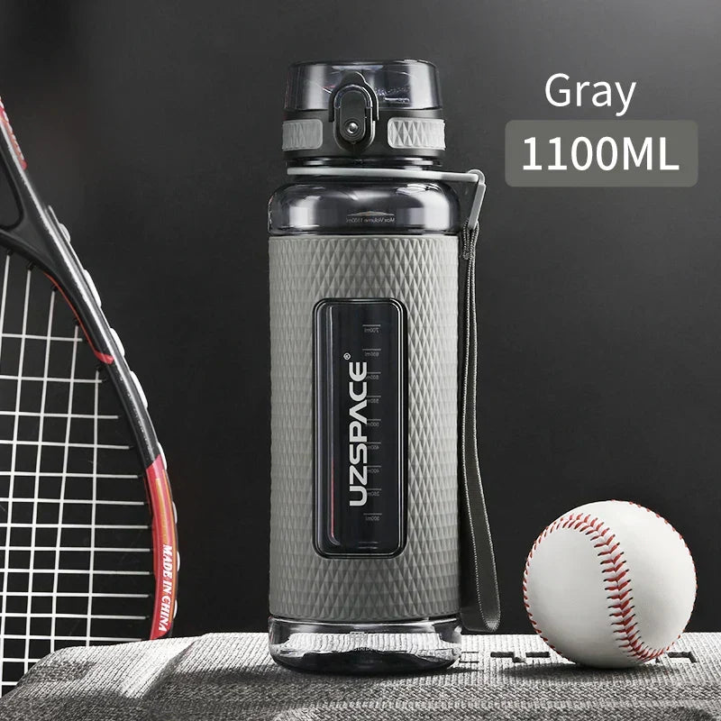 Kalsten | UZSPACE Sport Water Bottles, BPA-free, portable, impact-resistant, leak-proof, large capacity, fitness water kettle, Tritan plastic drinking bottle
